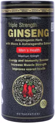 TENABZ SPORTS  Strength Ginseng Adaptogenic Herb With Maca & Ashwagandha Extract Men’s Health
