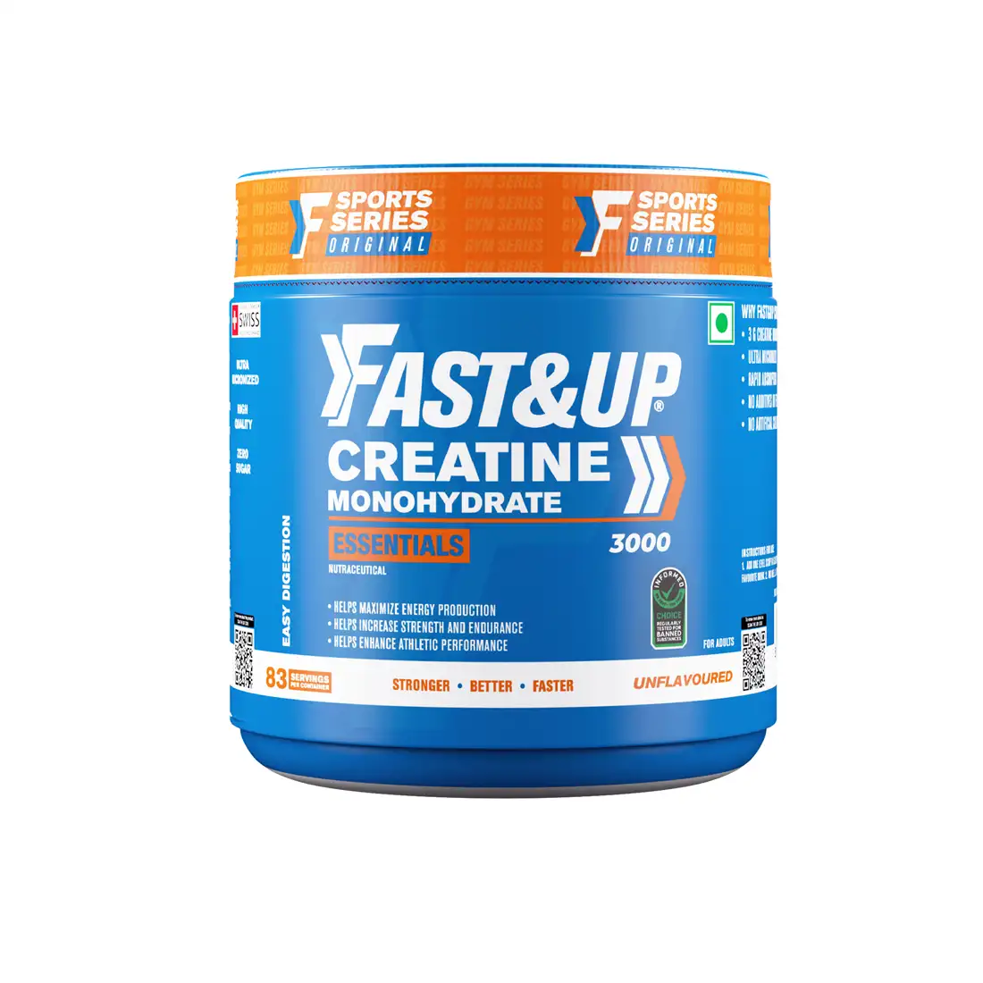 FAST&UP CREATINE MONOHYDRATE | ULTRA MICRONIZED CREATINE
