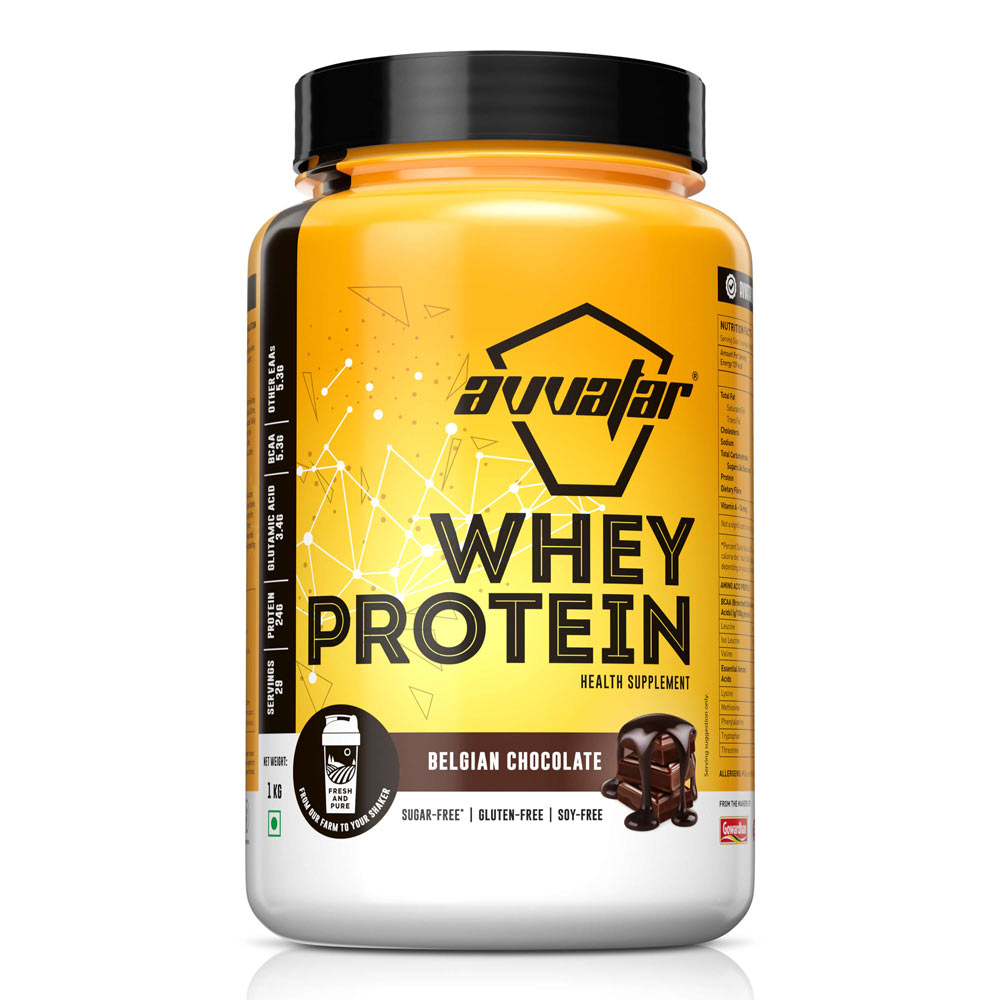 Avvatar Whey Protein | 28g Protein | Sugar free | Gluten free | Soy free
