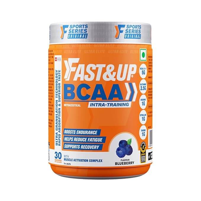Fast & Up BCAA Advanced | Informed Sport Certified BCAA that helps in Muscle Recovery & Endurance, BCAA (2:1:1) + Muscle Activators + Electrolytes