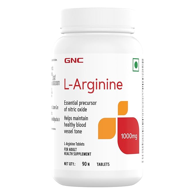 gnc-l-arginine-fuels-muscle-growth-boosts-nitric-oxide-production-improved-oxygen-flow-supports-heavy-training-formulated-in-usa-1000mg-per-serving